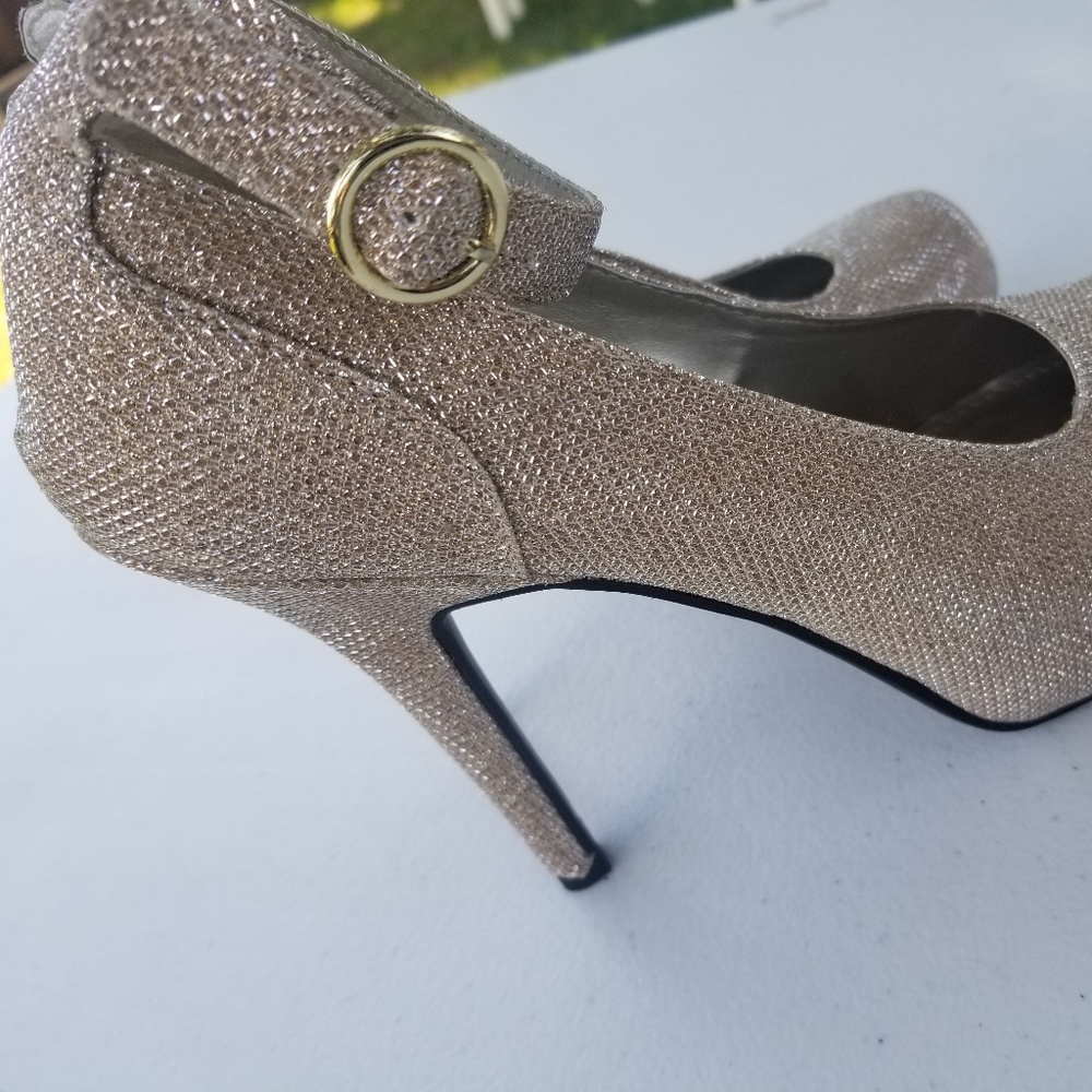 Madeline girl ankle strap heels